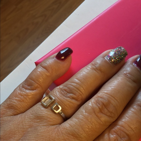 925 Silver Square ring - Picture 4 of 4